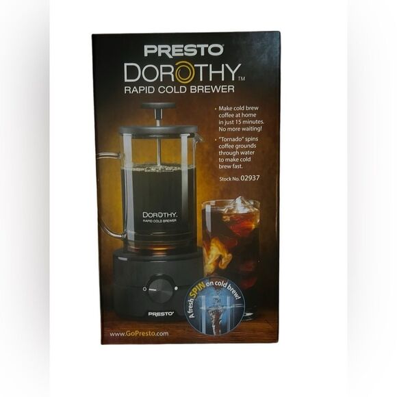 Presto Dorothy Rapid Cold Brew Coffee Maker Easy to Use & Clean - Picture 5 of 7